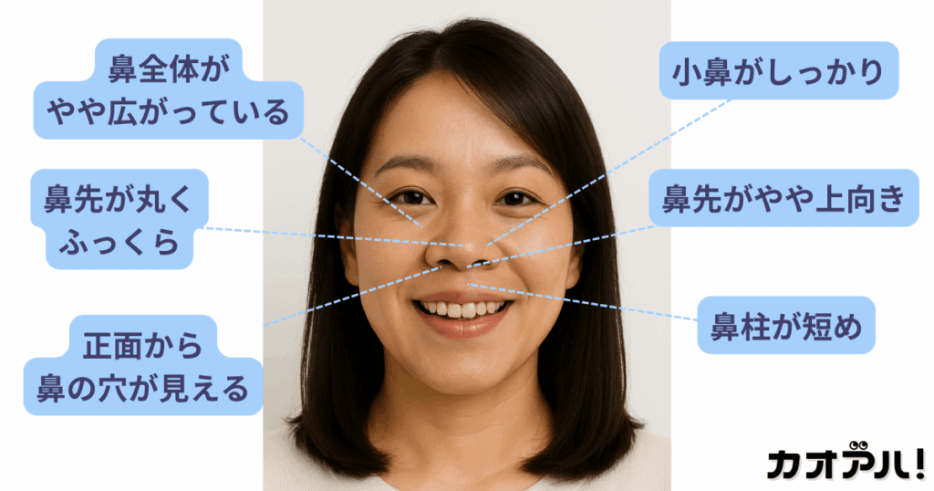 鼻の穴が正面から見える人相とは